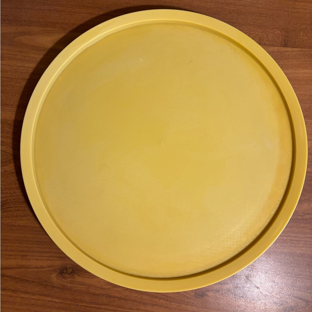 Vintage Rubbermaid Yellow Lazy Susan